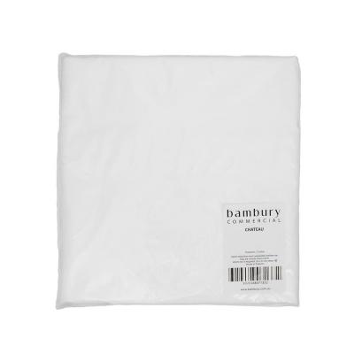Bambury Single Chateau Flat Sheet | White