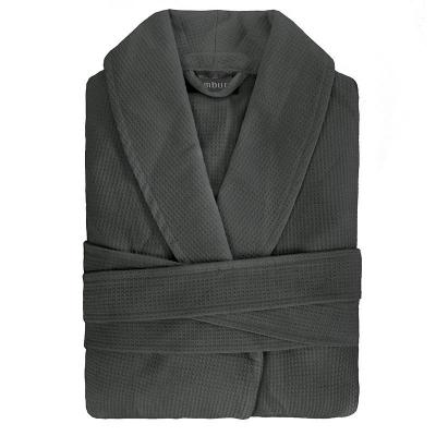 Bambury Commercial Waffle Robe | Charcoal