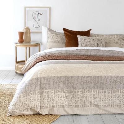 Bambury King Single Darlington Quilt Cover Set | Sand 