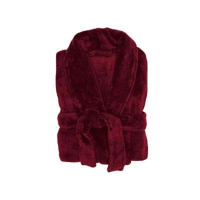 Bambury L/XL Microplush Robe | Merlot