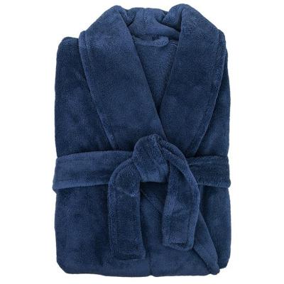 Bambury Retreat Microplush Robe | Navy