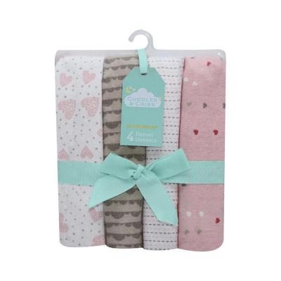 Bambury Baby Wraps - 4 Pack Hearts