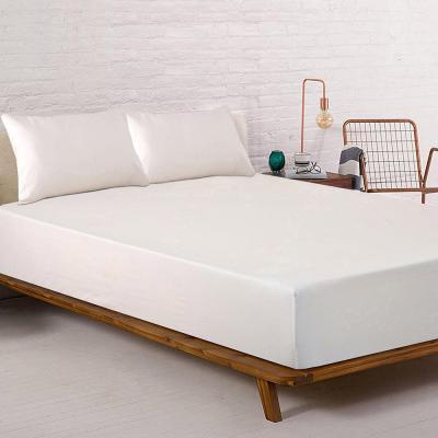 Bambury King Plain Dyed Fitted Sheet | Cream