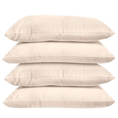 Bambury Plain Dyed Standard Pillowcase 4 Pack | Sand