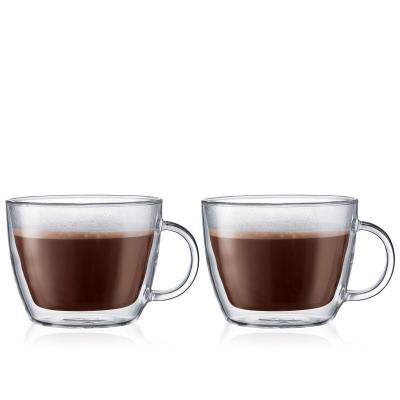 Bodum Bistro 2 pcs Café Latte Cup Double Wall 450ml