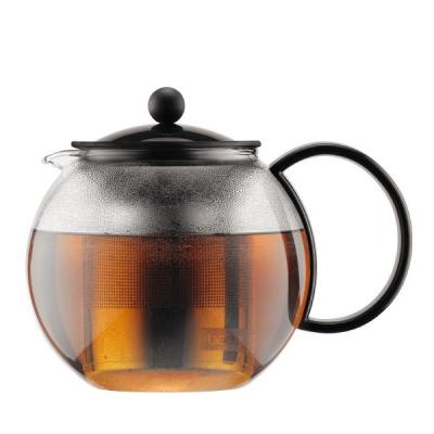 Bodum Assam 1.0L Tea Pot Press w Stainless Steel Filter, Plastic Handle and Lid 
