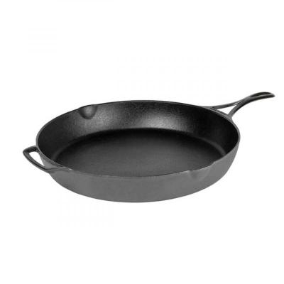 Blacklock by Lodge 14.5 Inch 37cm Cast Iron Skillet | Triple Seasoned Light Weight 