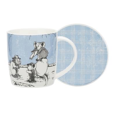 Ecology Blinky Bill Mug & Coaster Set Blue 320ml