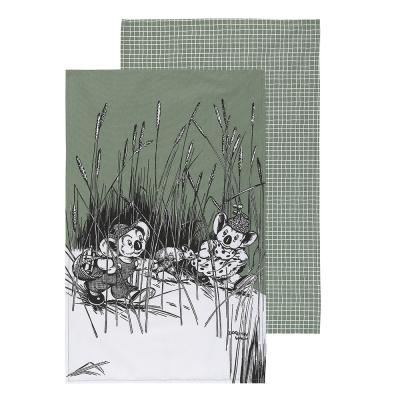Ecology Blinky Bill Tea Towels Green Set of 2