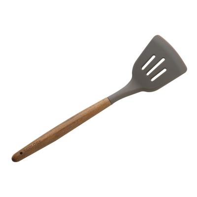 Ecology Provisions Acacia & Silicone Slotted Spatula