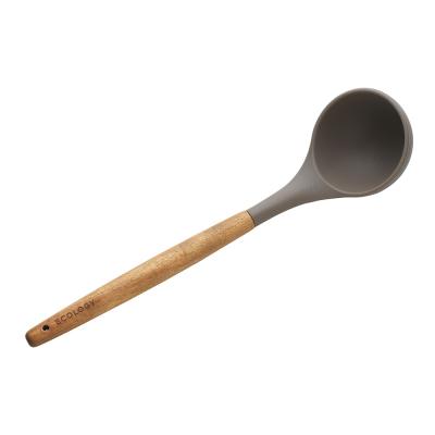 Ecology Provisions Acacia & Silicone Ladle