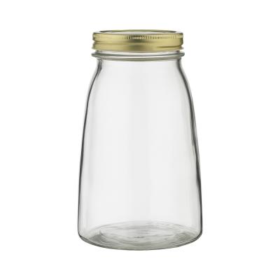 Ecology Source Glass Preserve Jar with Lid 1.5L | Clear