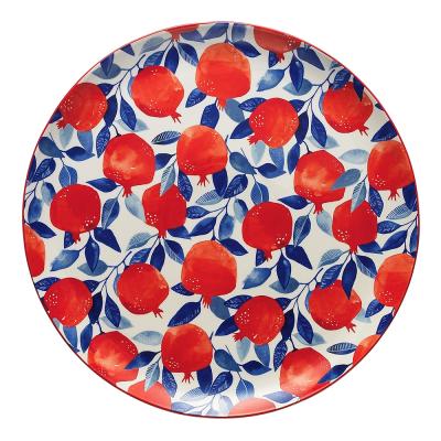 Ecology Punch Large Round Platter Pomegranate | 36cm