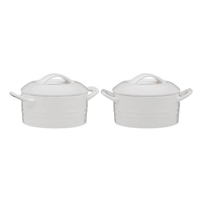 Ecology Signature Casserole 300ml with Lid | White