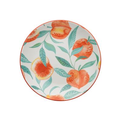 Ecology Punch Side Plate 20cm | Peach