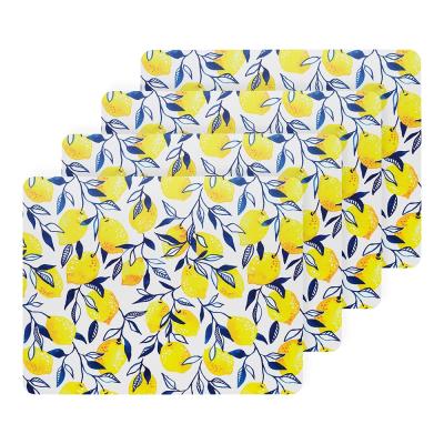 Ecology Punch Placemats Set of 4 | Lemon