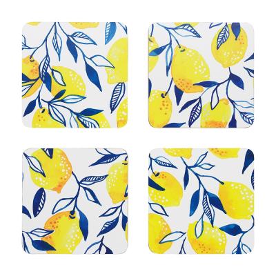 Ecology Punch Coasters Set of 4 | Lemon