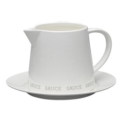 Ecology Abode Gravy Boat 465ml & Plate