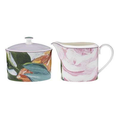 Ecology Bloom Sugar and Creamer Set | Multi