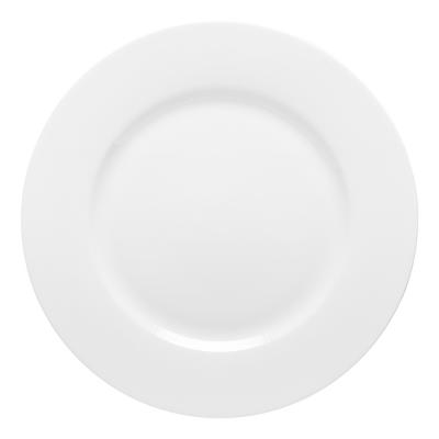 Ecology Canvas Dinner Plate Rim 27.5cm | White