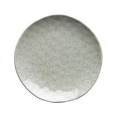 Ecology Speckle Side Plate Duck Egg 21cm