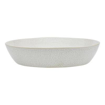 Ecology Dotto Dinner Bowl 21cm | Soba White
