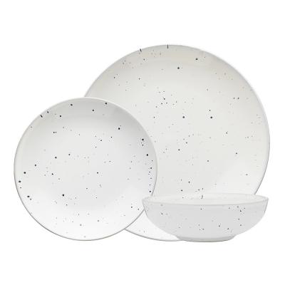 Ecology Dwell Dinner Set 12 Piece | Eggshell 