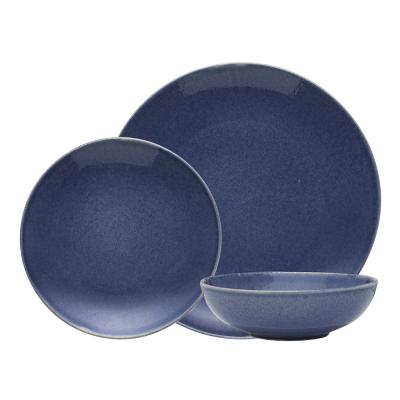 Ecology Dwell Dinner Set 12 Piece | Azure 