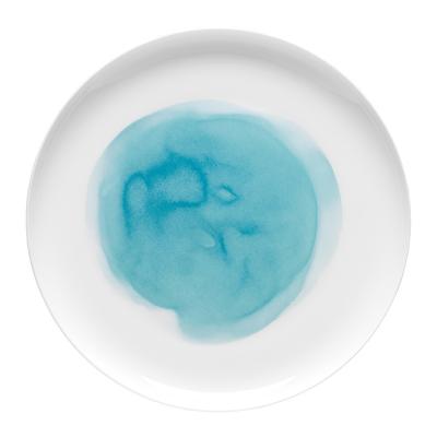 Ecology Watercolour Aqua Dinner Plate 27cm
