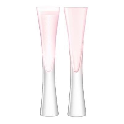 LSA Moya Champagne Flute Blush Set of 2