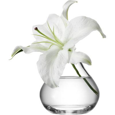 LSA Flower Sprig Vase 11cm | Clear