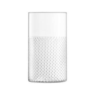 LSA Wicker Vase/Lantern 25cm | Clear