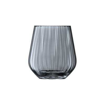 LSA Zinc Vase/Lantern 16cm | Grey Lustre