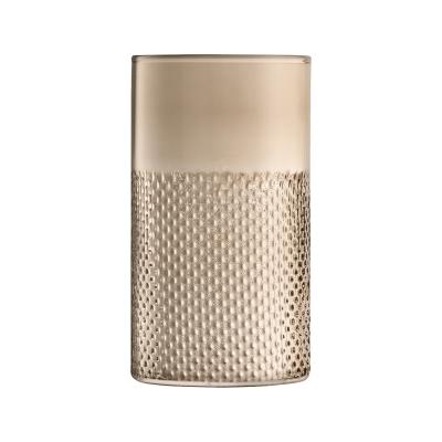 Lsa Wicker Vase/Lantern 25cm Taupe