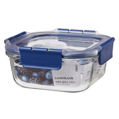 Lock & Lock Top Class Glass with Tritan Lid Square | 750ml