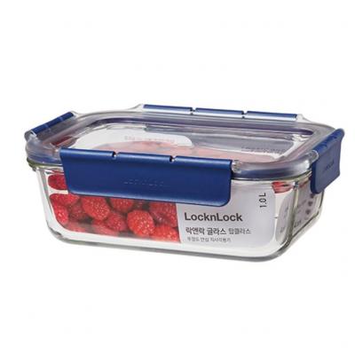 Lock & Lock Top Class Glass with Tritan Lid Rectangular | 1L