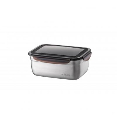 Lock & Lock Food-Safe Stainless Steel Rectangular 1.9L