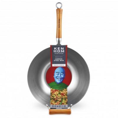 Ken Hom Excellence Carbon Steel Wok | 32cm