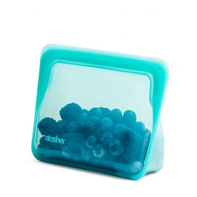Stasher Stand Up Mini 828ml | Aqua