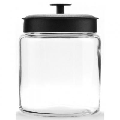 Anchor Hocking Montana Jar with Black Lid 2.9L 