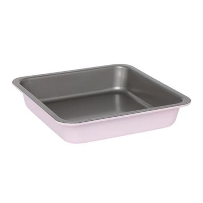 Wiltshire Two Tone Square Cake Pan Pink 23x23x5cm