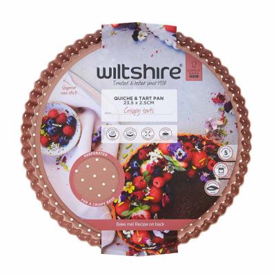 Wiltshire Rose Gold Perforated Round Quiche & Tart Pan 23.5cm