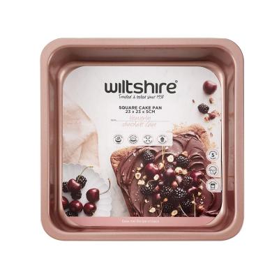 Wiltshire Rose Gold Square Cake Pan | 23cm