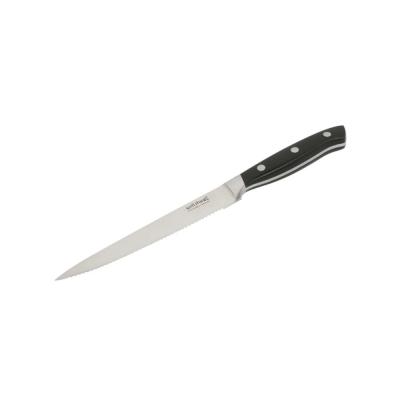 Wiltshire Trinity Serrated Utility Knife 14cm | Stainless Steel/Black
