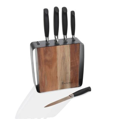 Stanley Rogers Framed Acacia Knife Block Set | 6 Piece