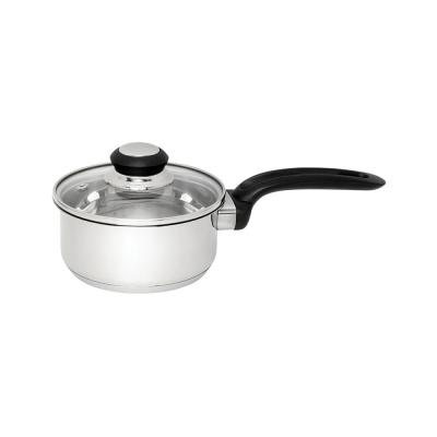 Wiltshire Classic Saucepan 14cm with Glass Lid | Stainless Steel/Clear