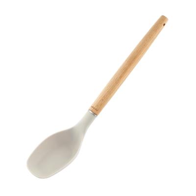 Wiltshire Eat Smart Solid Spoon White/Wood
