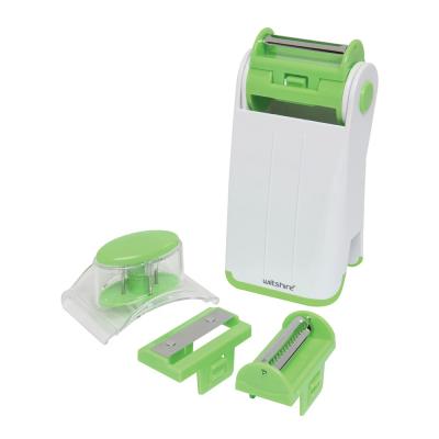 Wiltshire 3 in 1 Slicer & Peeler Green/Silver 23x9.5x11cm
