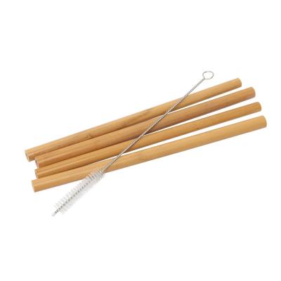 Wiltshire Reusable Bamboo Straws Pack of 4 | Brown