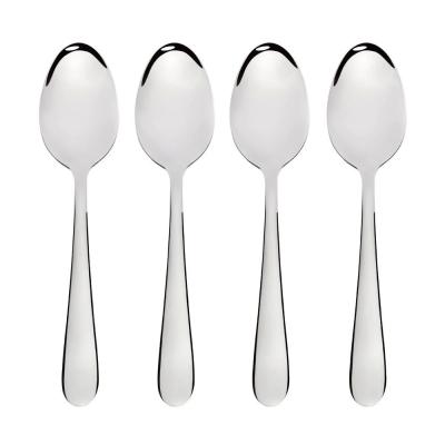 Wiltshire Rhodes Dessert Spoon 4 Piece | Stainless Steel